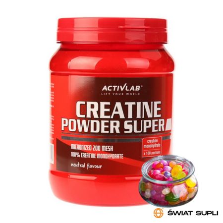 Kreatyna Monohydrat Activlab Creatine Powder 500g -  kup i wypróbuj