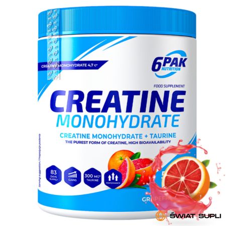 Kreatyna Monohydrat 6PAK Creatine Monohydrate 500g