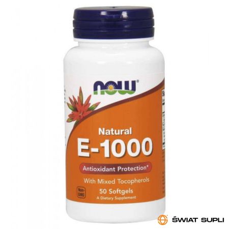 Witaminy E Now Foods Vitamin (Mixed) E-1000 50softgels