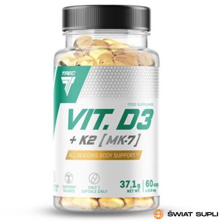 Witaminy D Trec Nutrition VIT D3 + K2 60kaps
