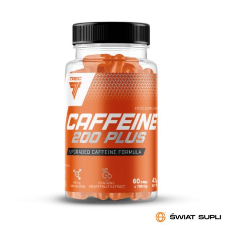 Suplement Energetyczny Kofeina Trec Nutrition Caffeine 200 Max 60kaps