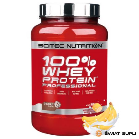 Odżywka Białkowa Koncentrat Scitec Nutrition 100% Whey Protein Professional 920g
