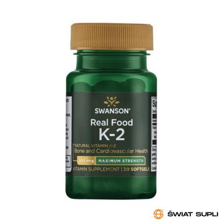 Witaminy K Swanson Vitamin K2 Natural 200mcg 30softgels