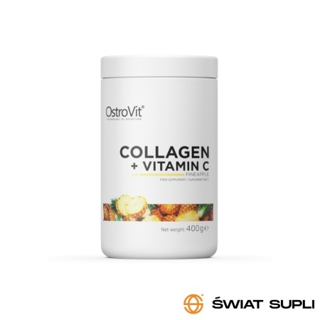 Regeneracja Stawów Kolagen + Vit C Ostrovit Collagen+Vitamin C 400g