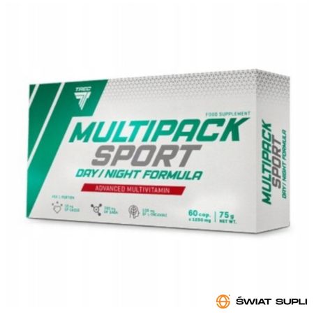 Witaminy i Minerały Kompleks Trec Nutrition Multipack Sport Day/Night Formula 60kaps