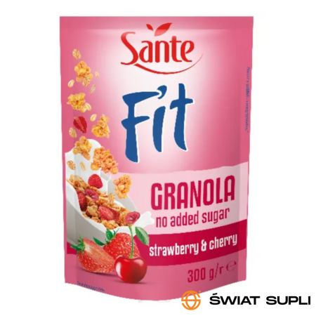 Zdrowa Żywność Płatki Sante Fit Granola Bez Dodatku Cukru 300g
