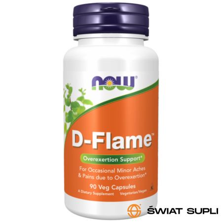 Suplement Energetyczny Kompleks Now Foods D-Flame 90kaps
