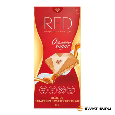 Zdrowa Żywność RED Delight Blonde Carmelized White Chocolate 85g