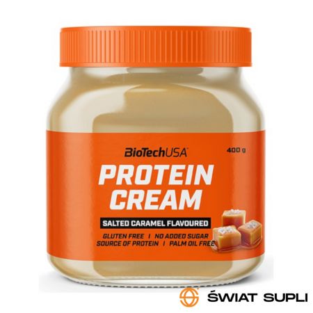 Zdrowa Żywność Krem Dietetyczny BioTechUSA Protein Cream 400g Słony Karmel
