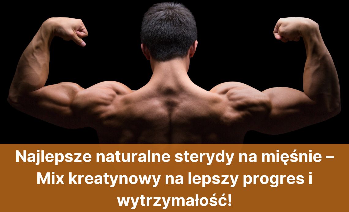 Najlepsze naturalne sterydy na mięśnie – Mix kreatynowy na lepszy progres i wytrzymałość!