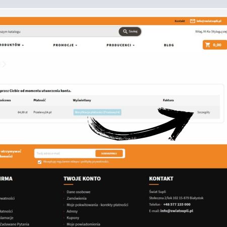 Instrukcje: Kliknij Szczegóły